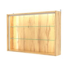 Витрина настенная №3-1Г-П, Дуб Золотистый