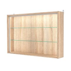 Витрина настенная №3-1Г-П, Дуб Сонома