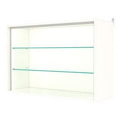 Витрина настенная №3-1ГГ-П, Белый