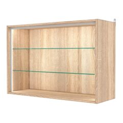 Витрина настенная №3-1ГГ-П, Дуб Сонома