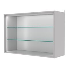 Витрина настенная №3-1ГГ-П, Серый