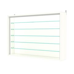 Витрина настенная №3-5Г-П, Белый