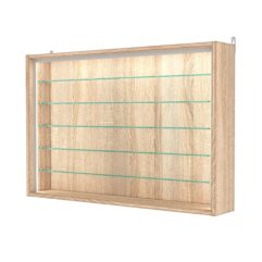 Витрина настенная №3-5Г-П, Дуб Сонома