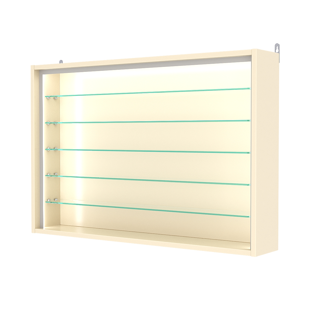 Витрина настенная №3-5Г-П, Крем Вайс