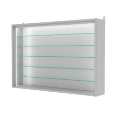 Витрина настенная №3-5Г-П, Серый