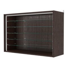 Витрина настенная №3-5ГГ-П, Дуб Венге