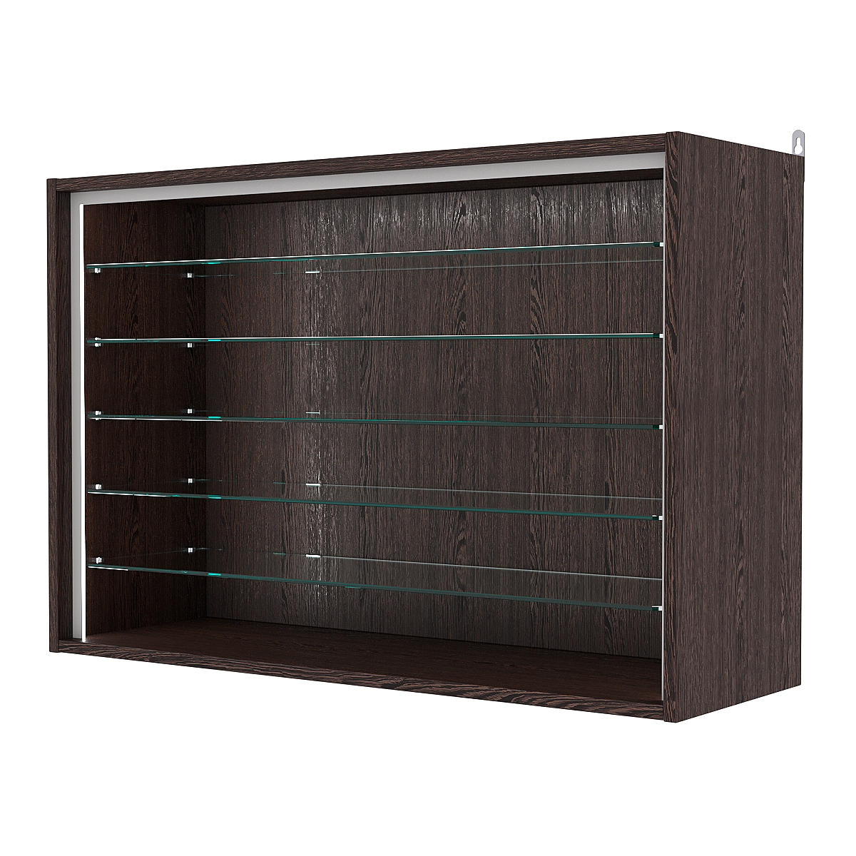 Витрина настенная №3-5ГГ-П, Дуб Венге