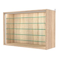 Витрина настенная №3-5ГГ-П, Дуб Сонома