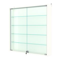 Витрина настенная №4-1А-П, Белый