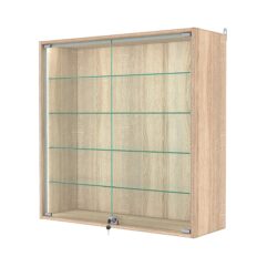 Витрина настенная №4-1АГ-П, Дуб Сонома