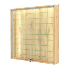 Витрина настенная №4-5А-П, Дуб Золотистый