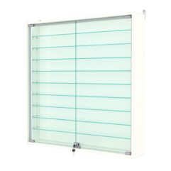 Витрина настенная с регулировочными полками №4-5А-РЕГ-П, Белый