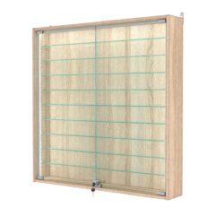 Витрина настенная с регулировочными полками №4-5А-РЕГ-П, Дуб Сонома