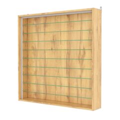 Витрина настенная №4-5Г-П, Дуб Золотистый