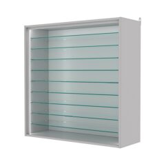 Витрина настенная №4-5ГГ-П, Серый