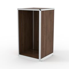 Прилавок из профиля Стаканчик №1 (без дверки), Орех