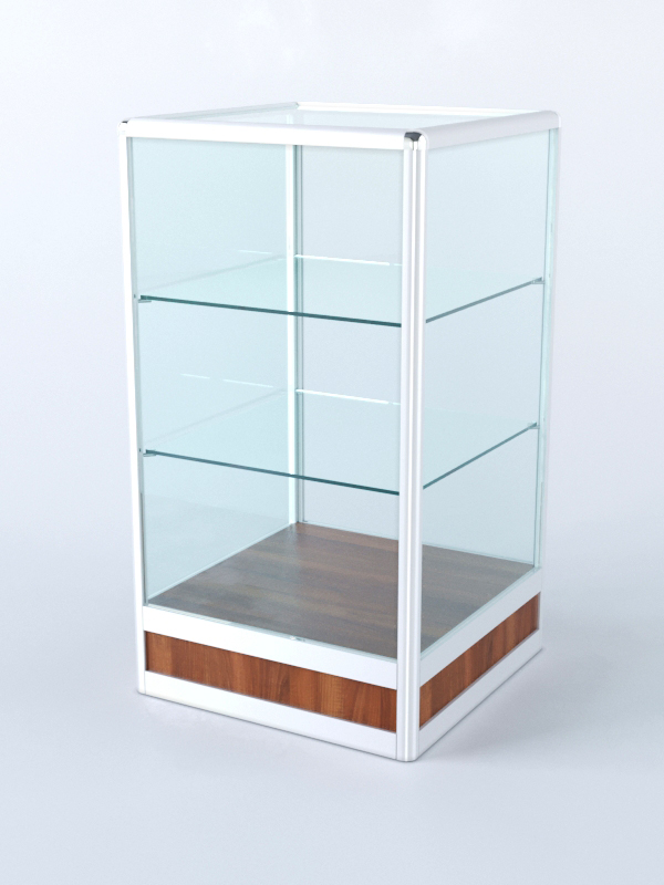 Прилавок из профиля Стаканчик №4 (без дверки), Орех