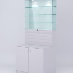 Витрина СОТА №3, задняя стенка ДСП, Серый