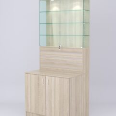 Витрина СОТА №3, задняя стенка ДСП, Дуб Сонома