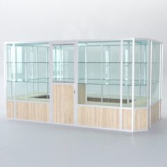 Павильон торговый из профиля островной №3б, Дуб Сонома