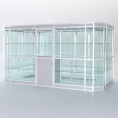 Павильон торговый из профиля островной №3в, Серый