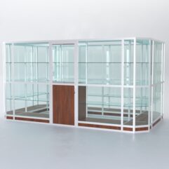 Павильон торговый из профиля островной №3г, Орех