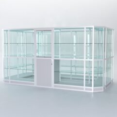 Павильон торговый из профиля островной №3г, Серый