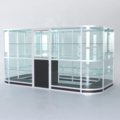 Павильон торговый из профиля островной №4г, Черный