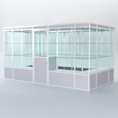 Павильон торговый из профиля островной №2а, Серый