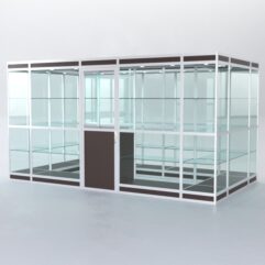 Павильон торговый из профиля островной №2в, Дуб Венге