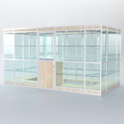 Павильон торговый из профиля островной №2в, Дуб Сонома