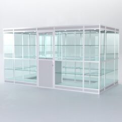 Павильон торговый из профиля островной №2в, Серый