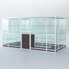 Павильон торговый из профиля островной №2г, Дуб Венге