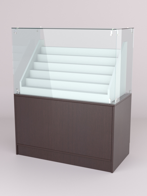 Прилавок СОТА №1 для телефонов, Дуб Венге