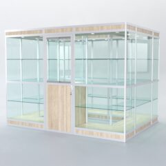 Павильон торговый из профиля островной №1в, Дуб Сонома