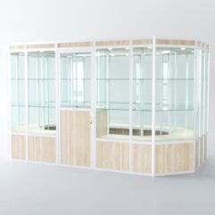 Павильон торговый из профиля островной №5а, Дуб Сонома