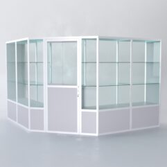 Павильон торговый из профиля угловой №7б, Серый