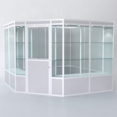 Павильон торговый из профиля угловой №8а, Серый