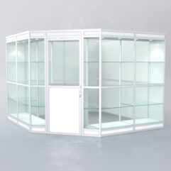 Павильон торговый из профиля угловой №8в, Белый