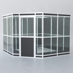 Павильон торговый из профиля угловой №8в, Черный