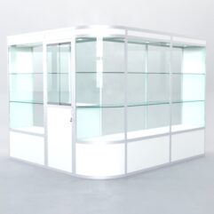 Павильон торговый из профиля угловой №2а, Белый