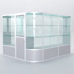 Павильон торговый из профиля угловой №2б, Серый