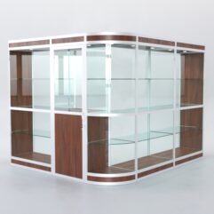 Павильон торговый из профиля угловой №2в, Орех