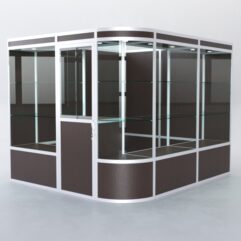 Павильон торговый из профиля угловой №5а, Дуб Венге