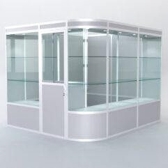 Павильон торговый из профиля угловой №5а, Серый