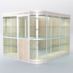 Павильон торговый из профиля угловой №5в, Дуб Сонома