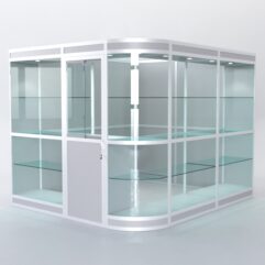 Павильон торговый из профиля угловой №5в, Серый