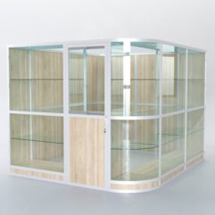 Павильон торговый из профиля угловой №5г, Дуб Сонома