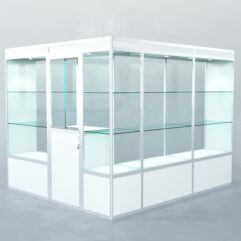 Павильон торговый из профиля угловой №1а, Белый