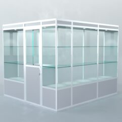 Павильон торговый из профиля угловой №1а, Серый